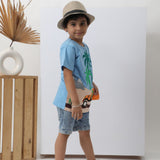 Blue Safari vacation T-shirt