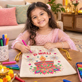 DIY Colouring Diwali Potli Bag
