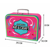 Scoobies Art & Craft Kit, 7-in-1 Craft Set with Canvas, Diamond Art & Scratch Sheets | All-in-One Creative Fun, Safe & Mess-Free for Kids 3+
