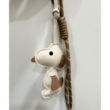 Pet Lover Bag Charm with Beaded Bracelet