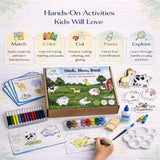 DIY Activity Kit & Adventure Box – Moo, Baa, La La La!