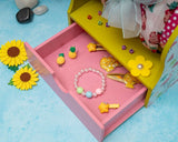 Hairband Holder with Drawer - Flamingo