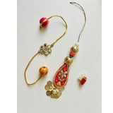 Rimjhim Gota Patti Rakhi and Lumba Set