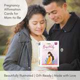 Bump to Baby Positive Journey Cards for Mom-to-Be | 21 Pregnancy Affirmation & Mindfulness Cards | 16 Uplifting Affirmations + 5 Calming Coloring Cards