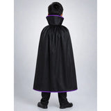 Black & Blue Coat Vampire, Kids Halloween Costume Fancy Dress Up
