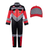 Speed Racing Car Rider costume,Kids Halloween Costume Fancy Dress Up