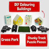 Kids Build your Own City 50 pieces Road Track