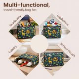 3-Zip Toiletries Organizer - Animal