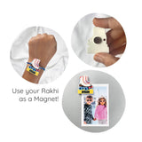 Personalized Name Rakhi for Kids - Skating