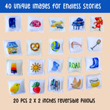 Story Pillow, Creative Story Building Activity, Mess-Free, Learning & Educational Travel
