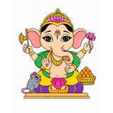 DIY Colouring Wooden Ganesha Activity Kit