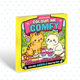 Colour Me Comfy: Artsy Animals - Easy and Relaxing Animal Colouring Book for All Ages with Bold, Cute and Creative Designs