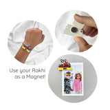 Personalized Name Rakhi for Kids - Kids Racing Car