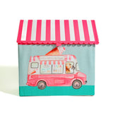 Ice cream truck rectangle basket