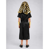 Black & Gold Egyptian Pharaoh Boy, Kids Halloween Costume Fancy Dress Up
