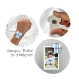 Personalized Name Rakhi for Kids - Kids Messi Jersey