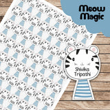Fancy Shape Sticker - Meow Magic