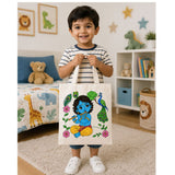 DIY Colouring Lord Krishna Tote Bag