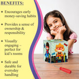 My Money Box Personalised - Girl Power Savings