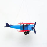 Blue vintage Aeroplane Lamp