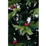 Swen 8 feet Raz Christmas Tree with Cherries and Dual Color Leaves