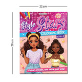 Style Stars Fashion Colouring Book for Girls, Kids and Teens: Book 2 |Fun and Trendy Illustrations to Color for Girls of all Ages