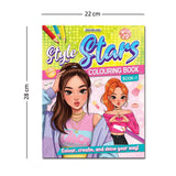 Style Stars Fashion Colouring Book for Girls, Kids and Teens: Book 1 | Fun and Trendy Illustrations to Color for Girls of all Ages