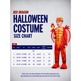 Red Dragon,Kids Halloween Costume Fancy Dress Up