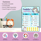 Daily Reward Chart Personalised - Unicorn Sparkle