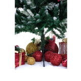 Swen 4 feet NorthLight Flocked Christmas Tree Pinecones and Cherries