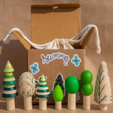 Wooden Tropical Trees