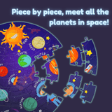 Kids Solar System Puzzle 42 Pcs - Glow in The Dark