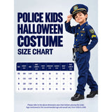 Police Kids Halloween Costume Fancy Dress Up