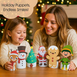 Christmas Characters Puppet Making Activity