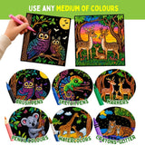 PepPlay Velvet Coloring Cards (Wild)