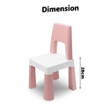 OPlus Learning Chair for Kids - Pastel Pink and White