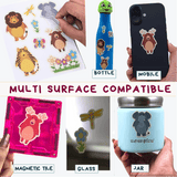 Travel Activity Tin – Activities to Go | Mess-Free Travel Fun | Reusable Sheets & Coloring Pad | Compact & Portable | Screen-Free Creativity On-the-Go
