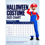 Junior Super Brothers, Plumber Kids Halloween Costume Fancy Dress Up