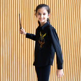 Mischief Managed Embroidered Shirt - Black