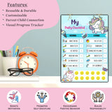 Daily Responsibility Chart - Unicorn Sparkle