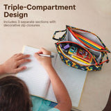 3-Zip Toiletries Organizer - Animal