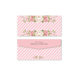 Money Envelope (Adult) - Pink & White Stripes