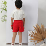 Red shorts