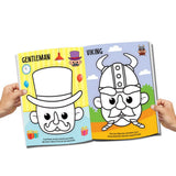 Colour Cut Play :  Funny Masks- A Creative Sticker Activity Book for Kids Ages 4–8