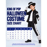 King of Pop, Kids Halloween Costume Fancy Dress Up