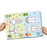 Colour Cut Play : Dress Me Fashion Girls- A Creative Sticker Activity Book for Kids Ages 4–8