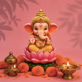 DIY Colouring 3D Concrete Bal Ganesha Activity Kit