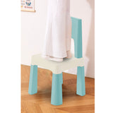 OPlus Learning Chair for Kids - Pastel Blue and White