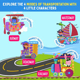 My First Touch & Feel Puzzles - Vehicles