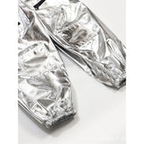 Shiny Silver Astronaut, Unisex Halloween Costume Fancy Dress Up for Kids